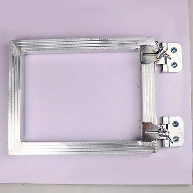 Imagem -05 - Impressão de Tela de Seda Quadro de Metal Borboleta Dobradiça Braçadeira Faça Você Mesmo Hobby Tela Pintura Fixação Dobradiça Braçadeira Ferragem Clipe Ferramentas Peças