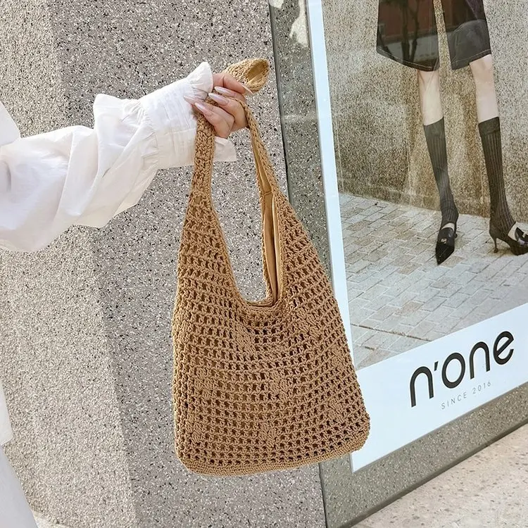 

2025 Autumn 2280 Shoulder Bag New Fabric Average Size Handbag Woven Bag Magnetic Buckle Weaving