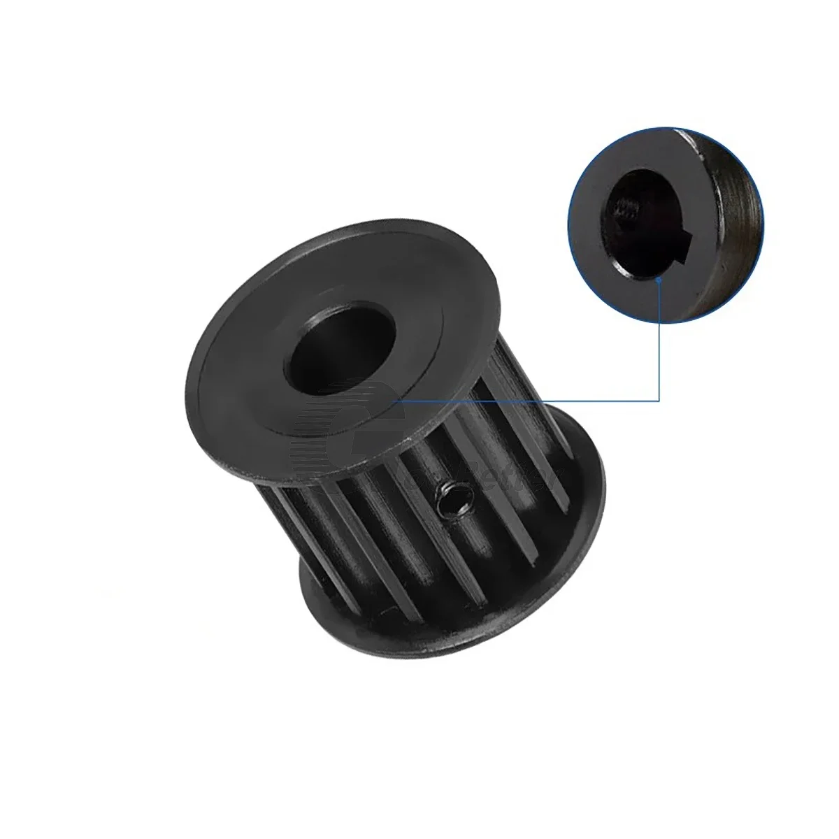 HTD5M 30 Teeth Synchronous Pulley 45 Steel Slot Width 11/16/21/27mm AF 5M-30T Timing Belt Pulley Industrial Transmission Pulley