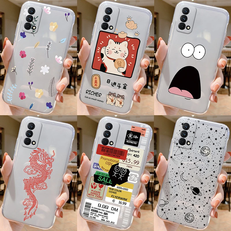 TPU Case For Realme GT Master Edition Capa Q3 Pro Carnival Cover Silicon Coque For OPPO Realme Q3 Pro Carnival Soft Fundas Clear