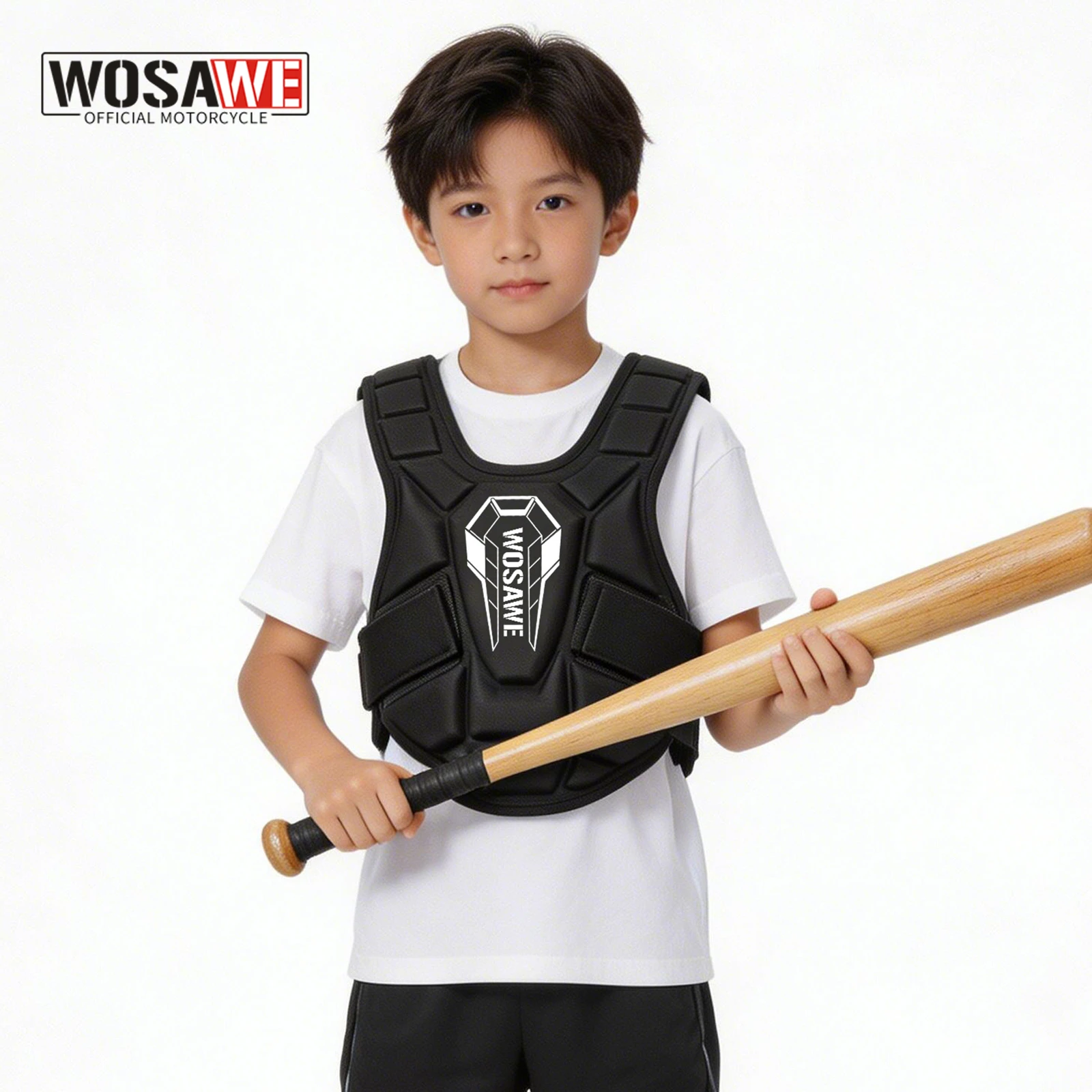 

Детский мотоциклетный жилет WOSAWE: комфортная защитная экипировка для тренировок на открытом воздухе с EVA-наполнителем