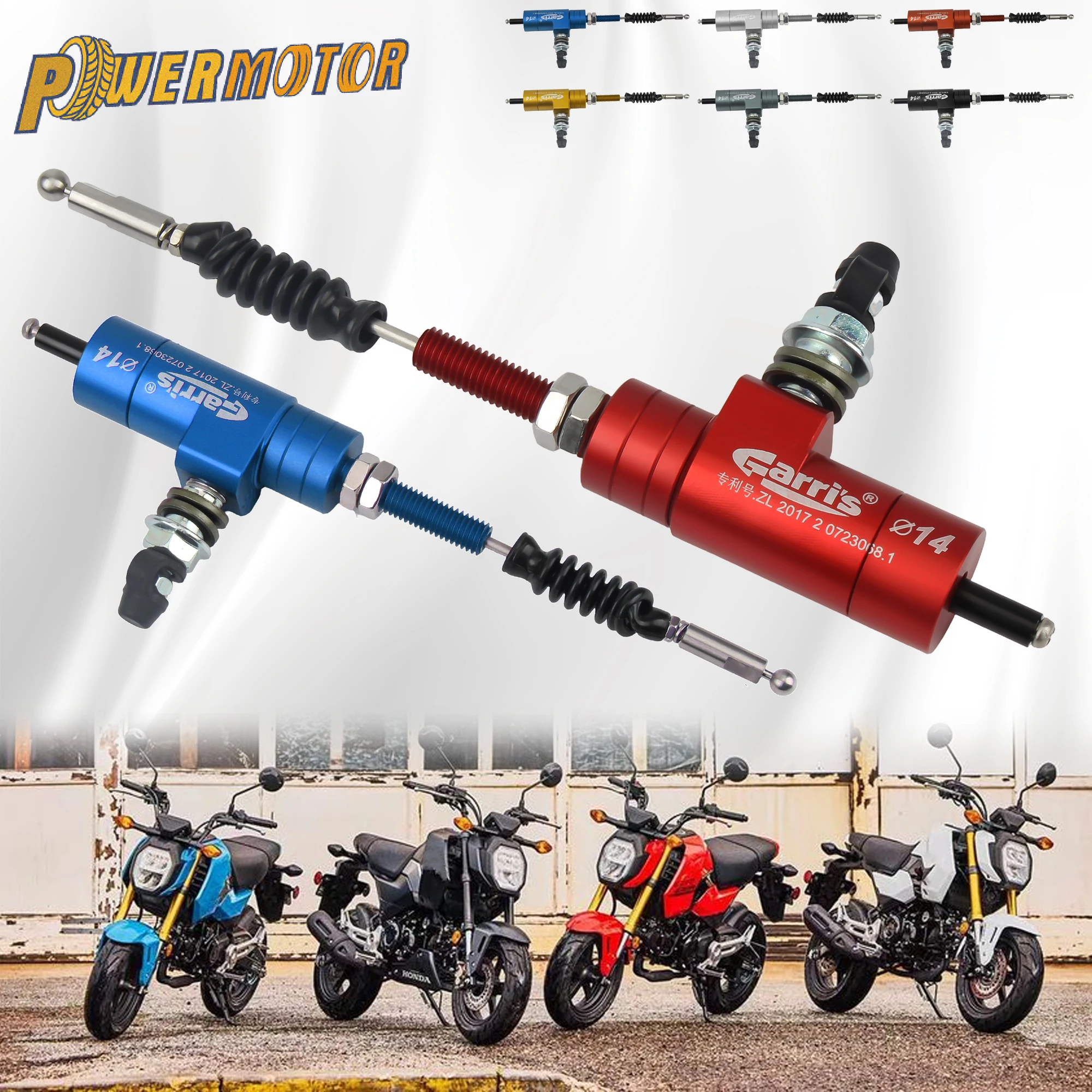 14 x 15 mm Universal Motorrad hydraulische Handkupplung Hauptzylinder Stangensystem Leistung Effiziente Transferpumpe