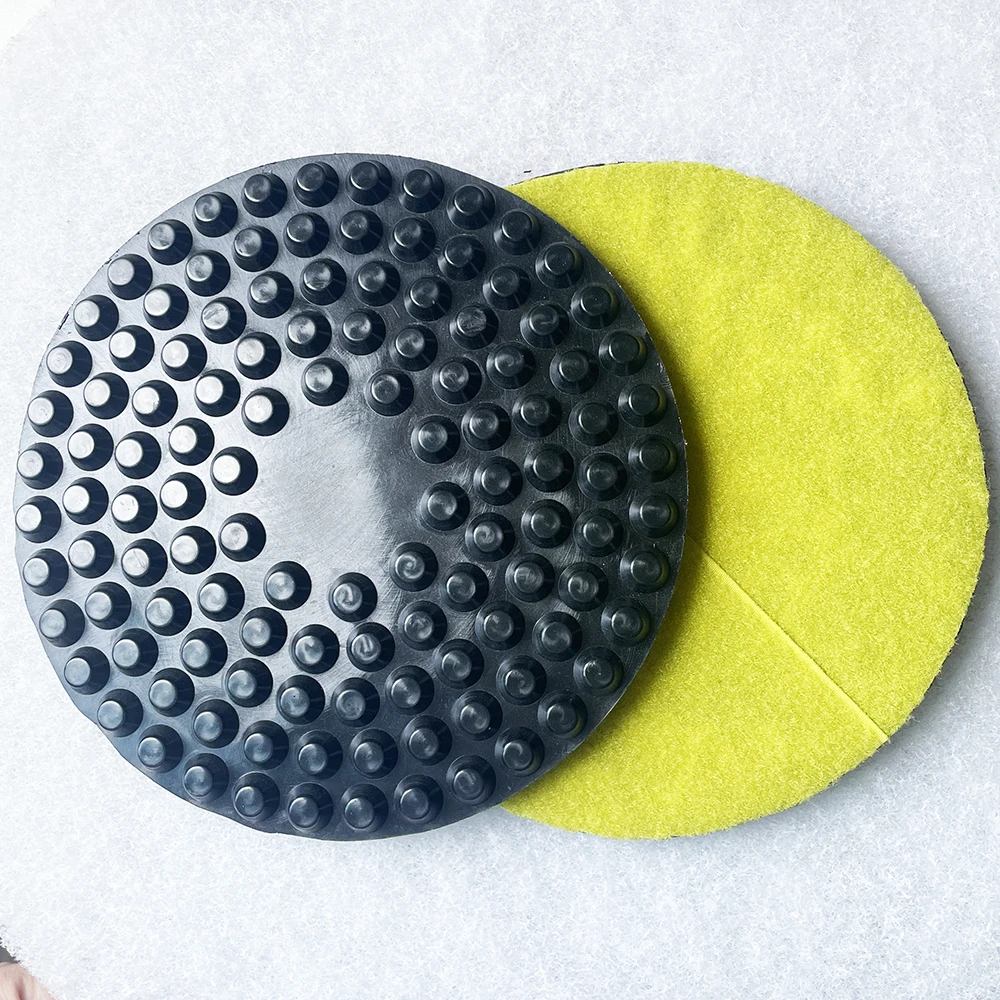 Almofada de polimento de piso de resina preta diamante de 8 polegadas 200 mm para moagem de granito de mármore e piso de concreto