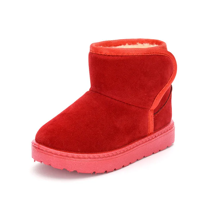 Neue Winterstiefel für Jungen und Mädchen mit Gummisohle, rutschfeste, weiche Sohle, warme, kurze Stiefel, Baumwollschuhe für Babys und Kinder, geeignet für den Außenbereich und den Alltag. – Detail 11