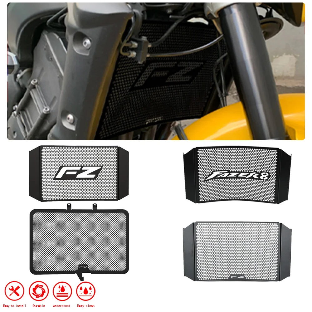 

Мотоцикл для Yamaha FZ8 FZ1 FZ8N FZ8S FZ1S FZ1N 2006-2012 2013 2014 2015 аксессуары решетка радиатора защитная крышка