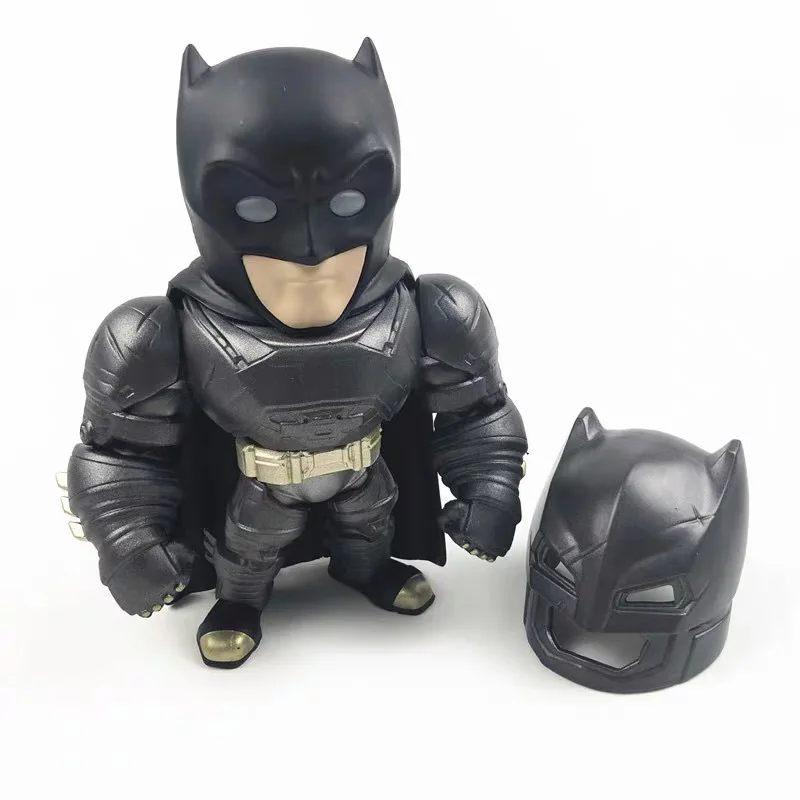 Batman Armor Action Figure Movable Joint Dark Knight Exchangeable Head Desktop Ornaments Adult Collector Toy view 2