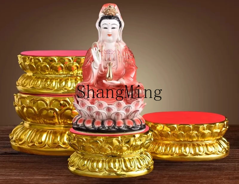 

PYH Buddha statue raised base Tujia high home Buddha in front of the podium to worship Guanyin God of Wealth lotus