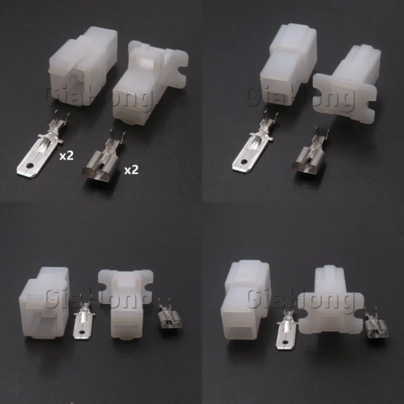 

1 Set 2 Ways 6120-3523 6110-4623 AC Assembly Automobile Wiring Harness Socket Automotive Plastic Housing Unsealed Connector