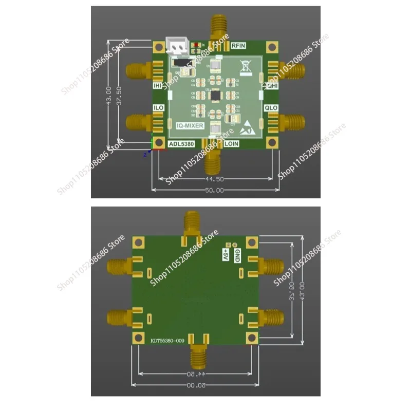 ADL5380 High Performance IQ Mixing Module Quadrature Demodulator Downmixer 3GHz 6GHz Mixer