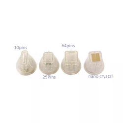 Needle 10 Pins 25 Pins 64 Pins Nano Crystal Cartridge RF for Fractional RF Microneedle Face Treatment Machine