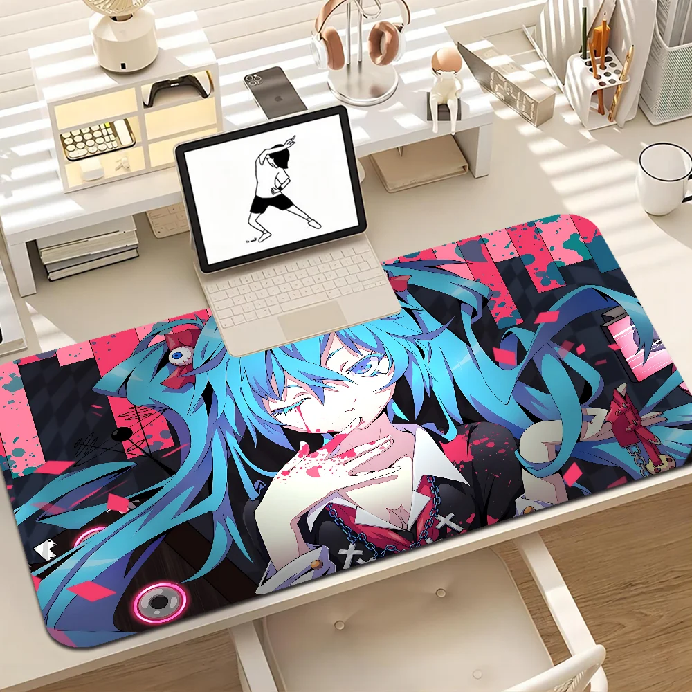 H-Hatsune M-Miku 애니메이션 미끄럼 방지  - Pc Gaming Hatsune Miku 리뷰 및 가격