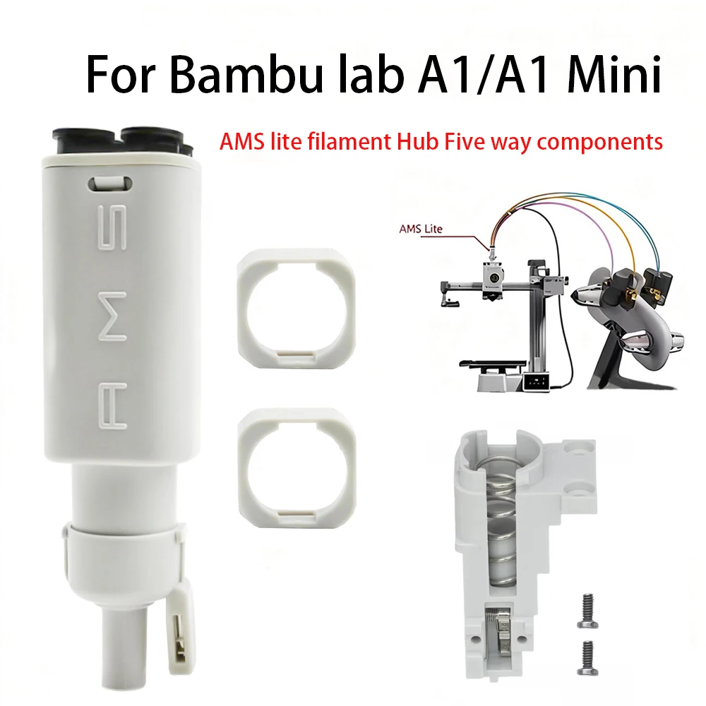 For Bambu Lab 3D Printer A1 Series Filament Sensor Base For A1 Mini Five Way Component Switch Consumables For Bambulab Printer