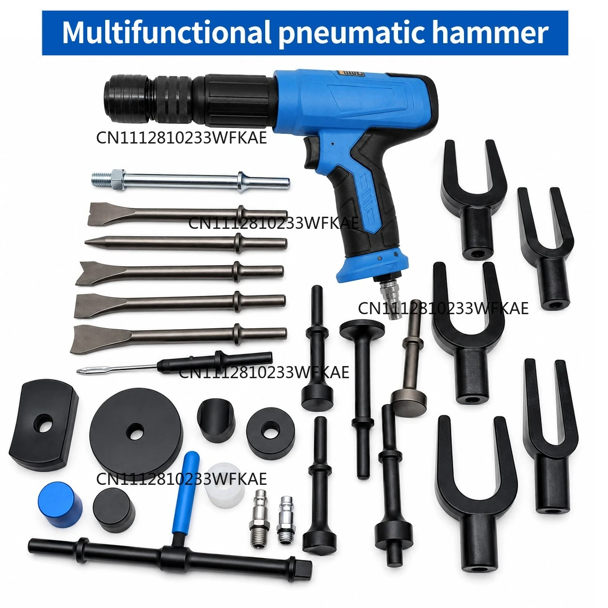 Multifunctional pneumatic hammer chassis, special tool for disassembling swing arm ball head brake disc