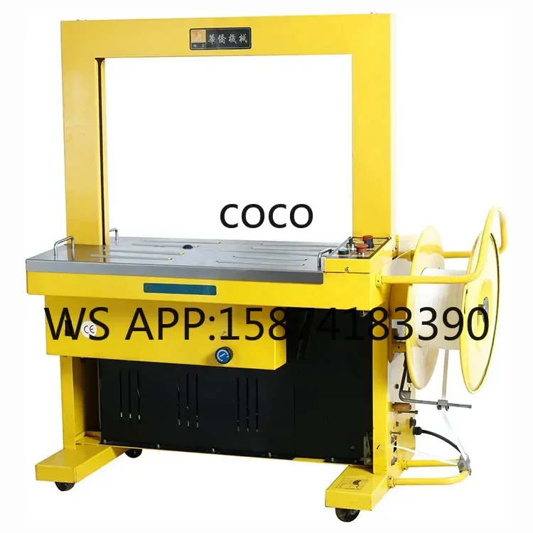 CE Certified Fully Automatic Box Strapping Machine Industrial Carton Strapping Equipment