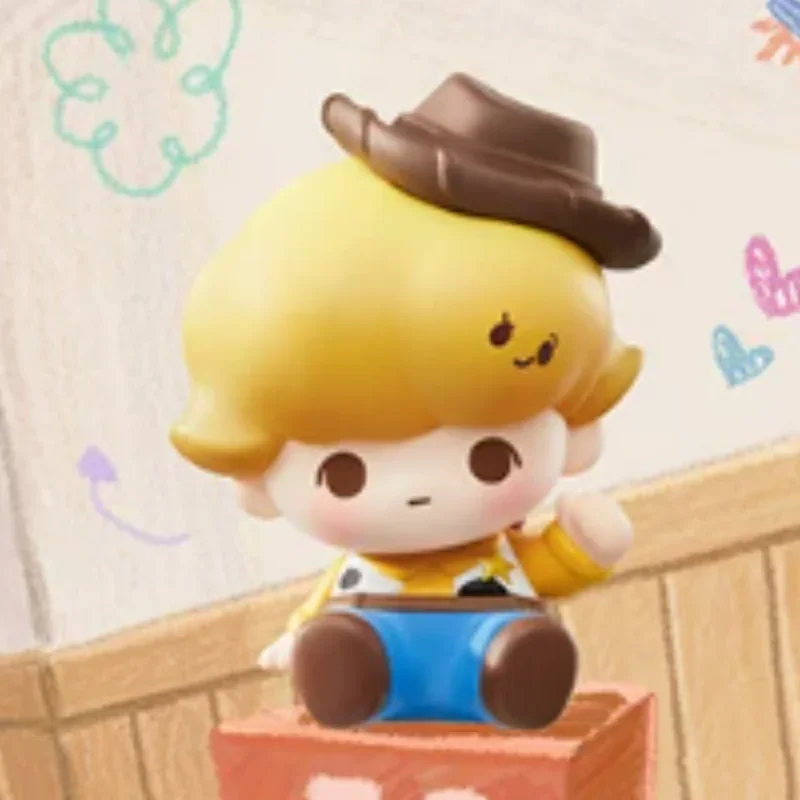 POPMART POP BEAN DIMOO WORLD PIXAR Series Blind Box Surprise Mystery Container Mini Doll Toys Desktop Ornament Set image 3