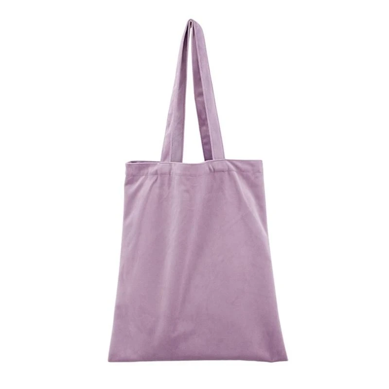G5AE Solid Color Bag DIY Hand Painted Shoulder Bag Casual Large Tote Bag Handbag All-match for Family Gatherings