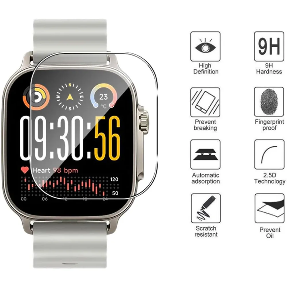For Realme Watch 5 Films Tempered Glass For Realme Watch 5 Screen HD/Scratch Resistant Protector 3pcs/lot Film Accessories