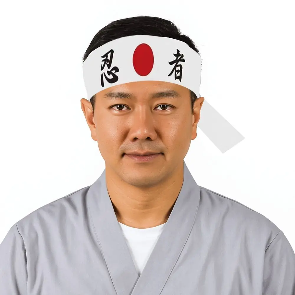 Multi-purpose Hachimaki Headband Hygroscopic Costume Accessories Sushi Chef Headbands Breathable Japanese Headband