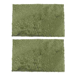 2 Pcs Amphibious Reptile Carpet Turtle Habitat Moss Mat Mats for Terrarium Substrate Cotton