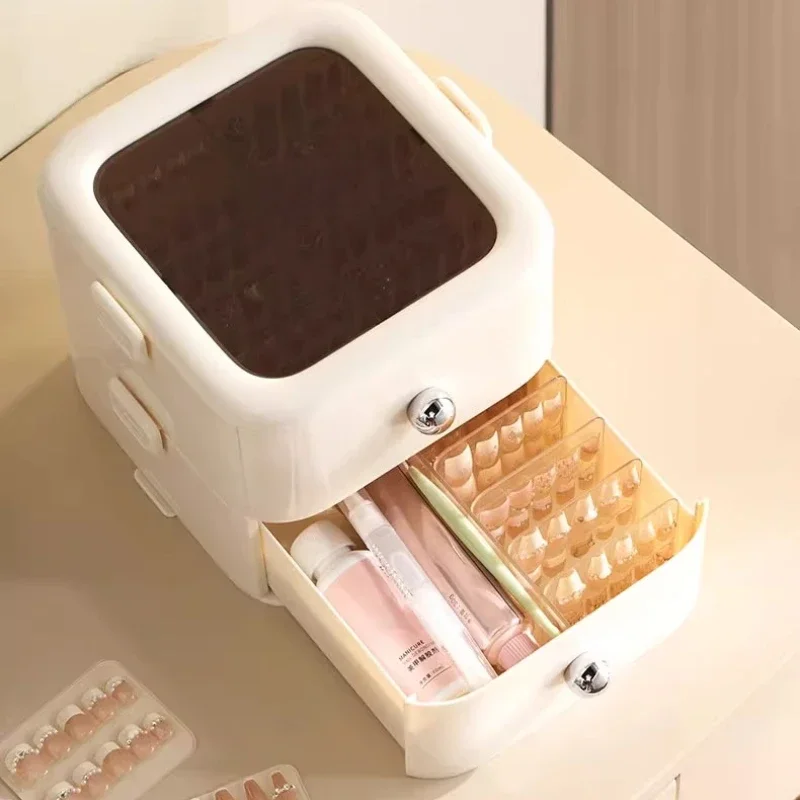 

Multifunctional desktop storage box, small nail piece packaging box, hand-worn armor display