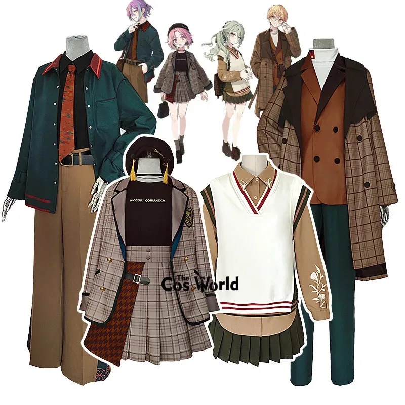 

Project Sekai Colorful Stage Feat Wonderlands x Showtime Kusanagi Nene Otori Emu Tenma Tsukasa Outfits Anime Cosplay Costumes