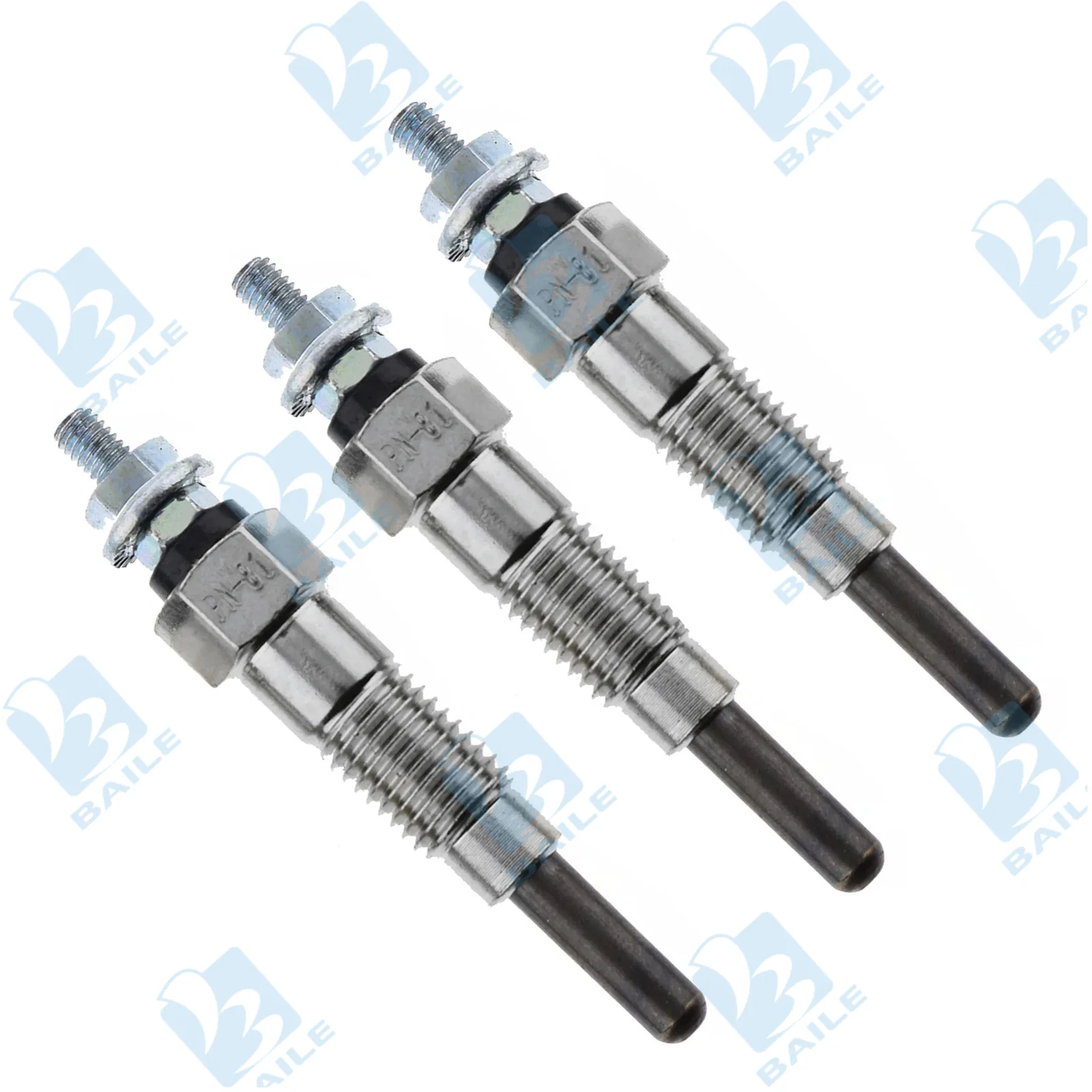 

3 шт. свеча накаливания 15261-65510 15521-65512 15694-65510 15694-65512 для Kawasaki Mule 2510 3010 4010 Y-103K Diesel 2000-2013 11 В