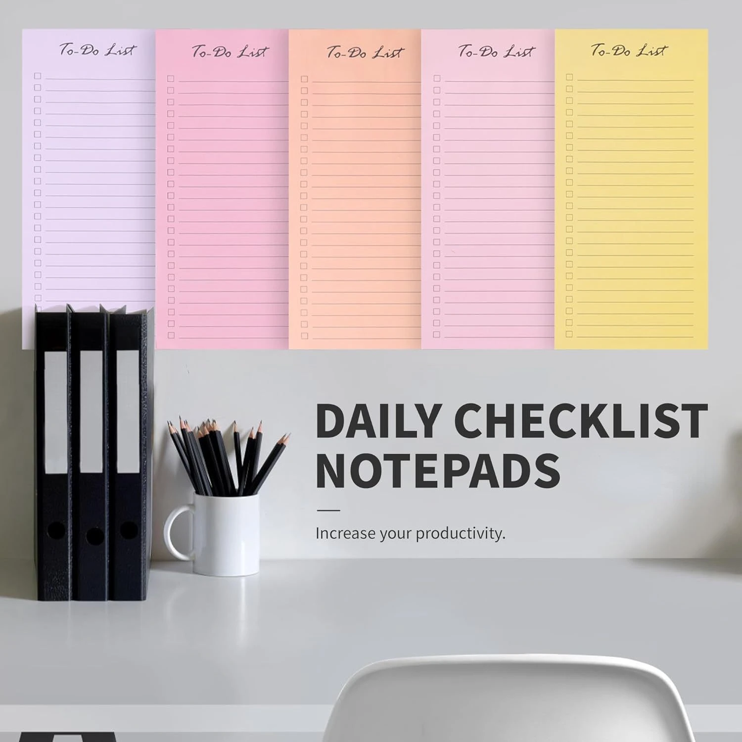 50 sheet Daily Schedule Memo pad Candy Color To Do List Time Sticky note Schedule planner stickers Office School Supplies