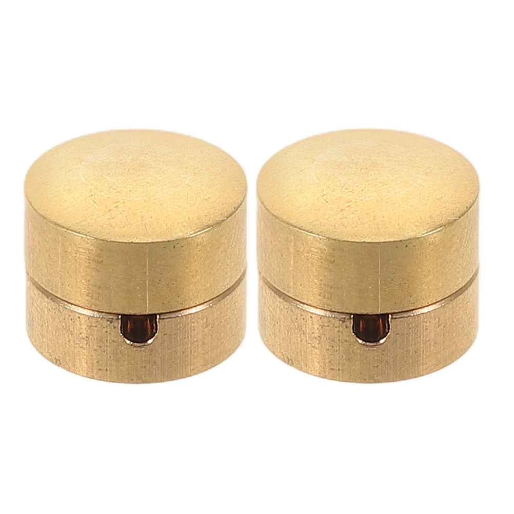 

2 Pcs Cello Accessories Brass Wolf Tone Mute Golden Silencer Controller