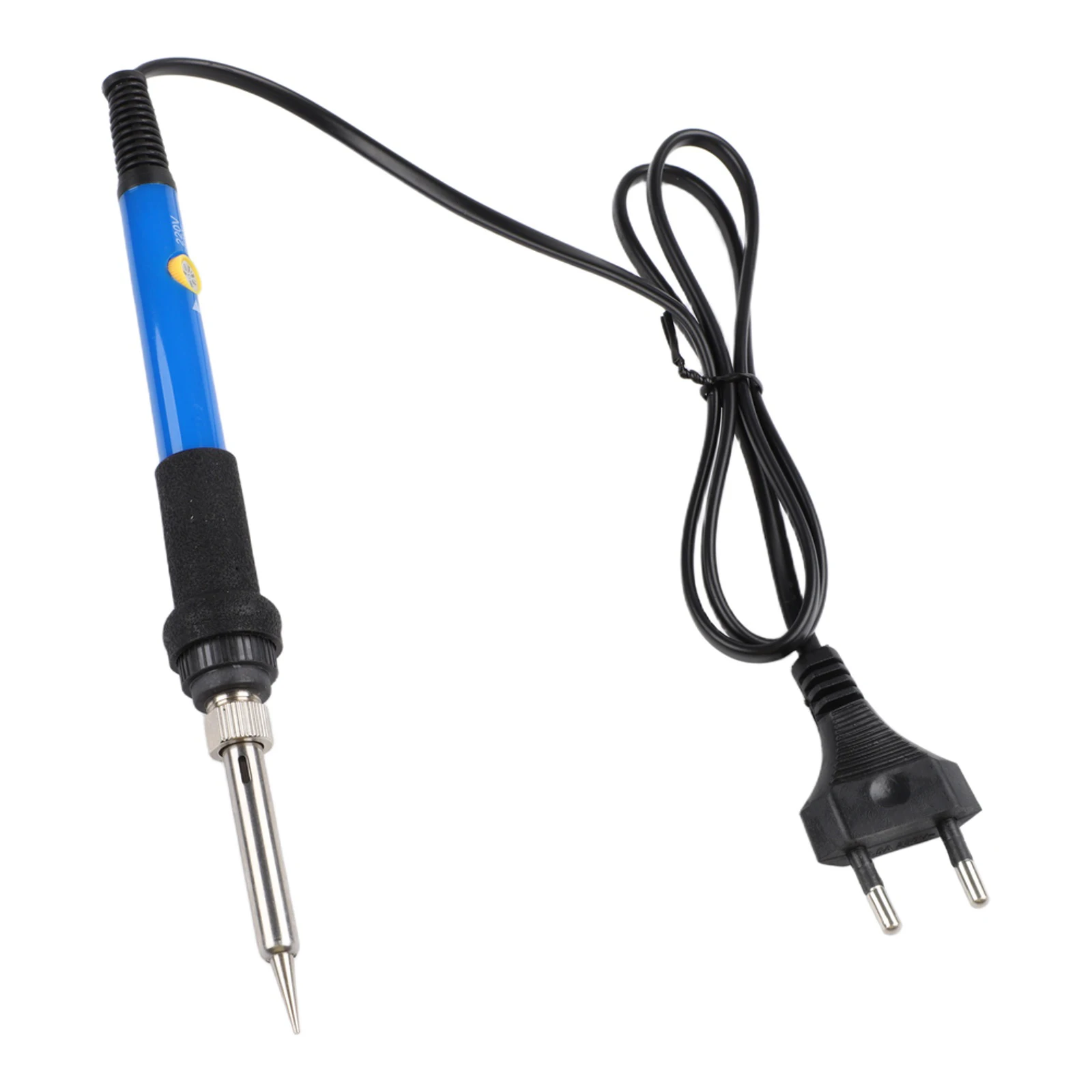 60W Adjustable Temperature Soldering Iron 220V 200-450°C For PCB Electronics Repair With Comfortable Handle Welding Repair Tool