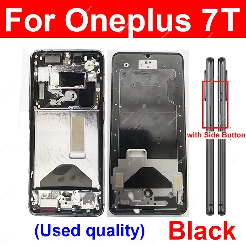 Middle Frame Housing Cover For OnePlus 1+ 7 7T 7 Pro Middle Frame Bezel Chassis Replacement