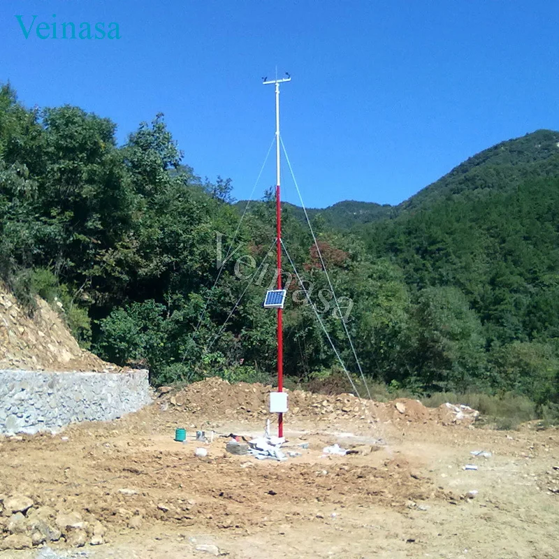 2026 Forest Fire Prevention Meteorological AWS011 Station with Dual Power Supply (220VAC/Solar) Dual Communication 10m Bracket