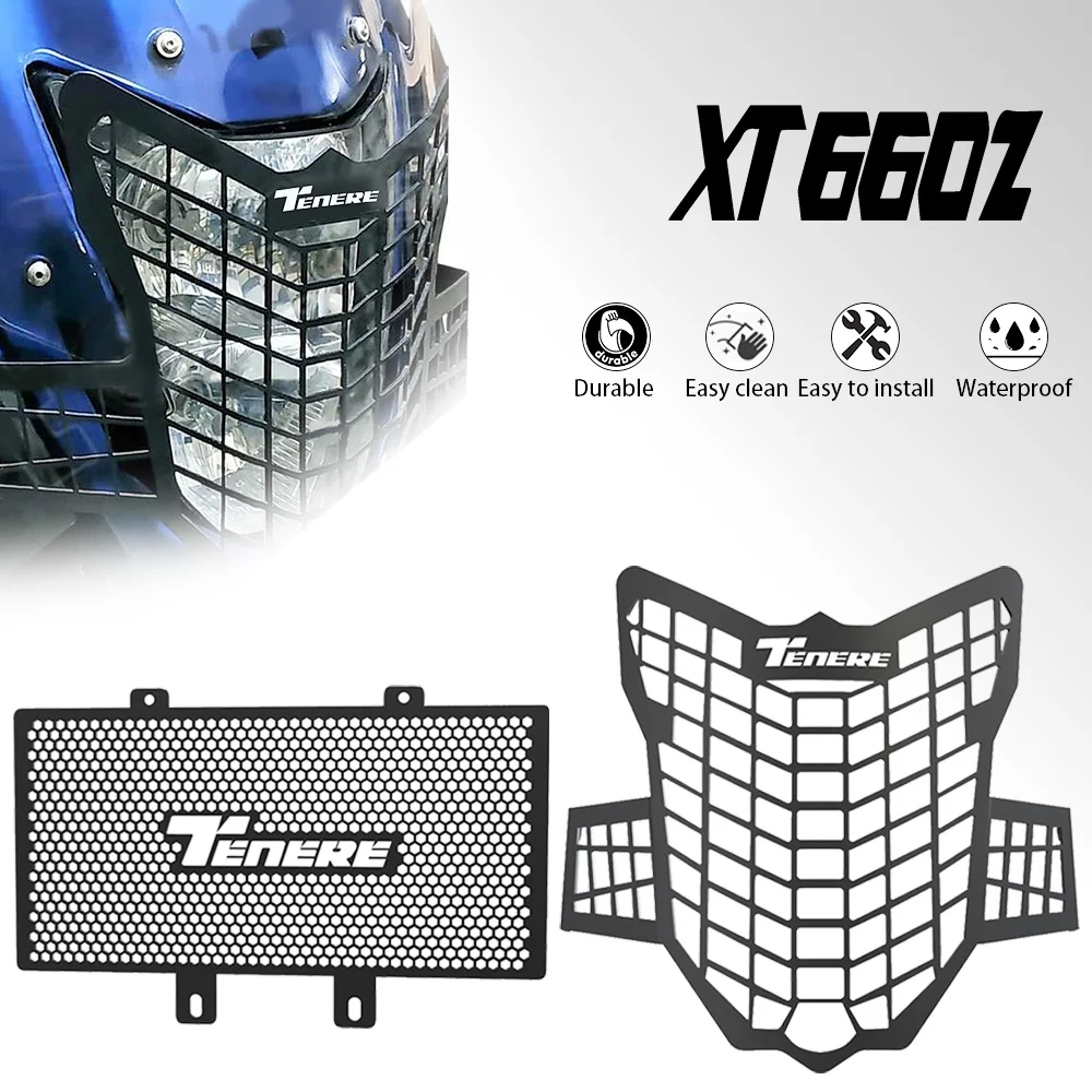 

Radiator Grille Guard Cover Protector Headlight Grill Guards FOR YAMAHA XT660Z SUPER TENERE XT 660 Z Tenere 2008-2016 Motorcycle