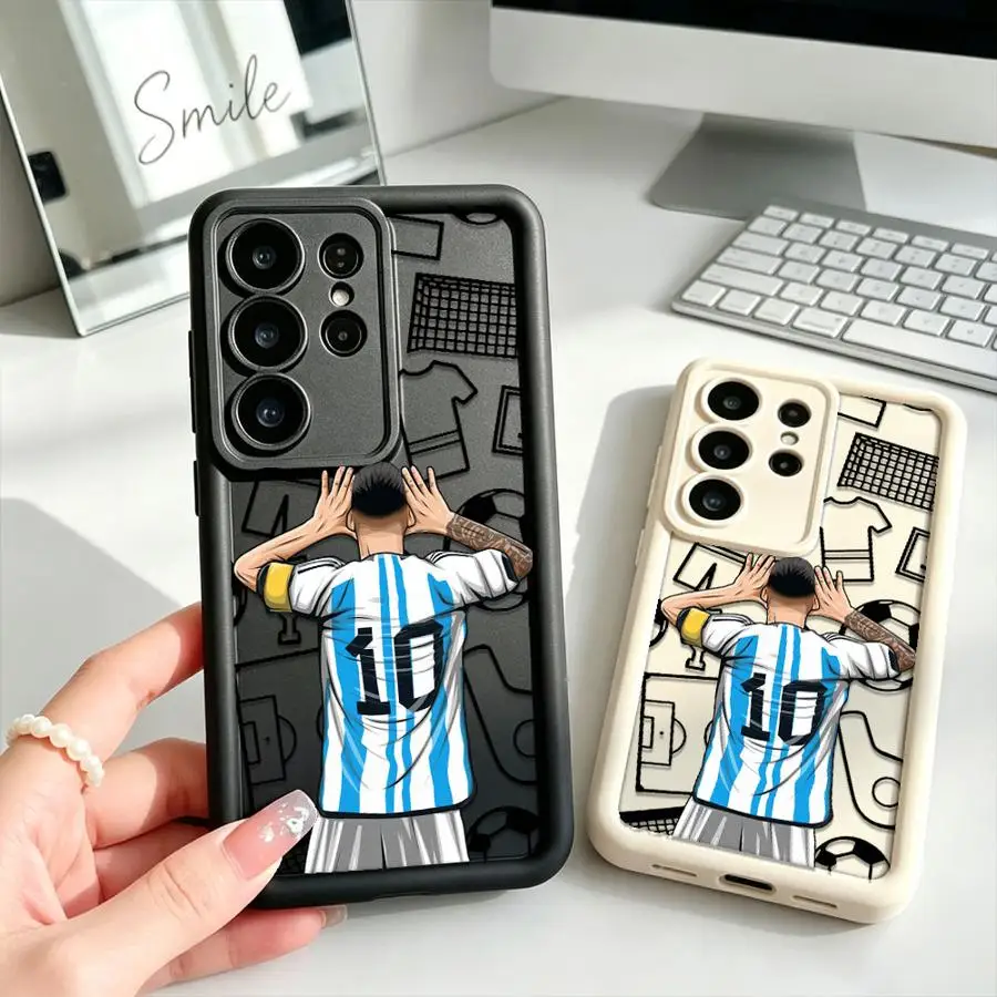 NO.10 Football Player Phone Cover Case for Samsung Galaxy S26 Ultra S21 S25 Edge S20FE S25 S24Ultra S24 Plus S23 FE S22