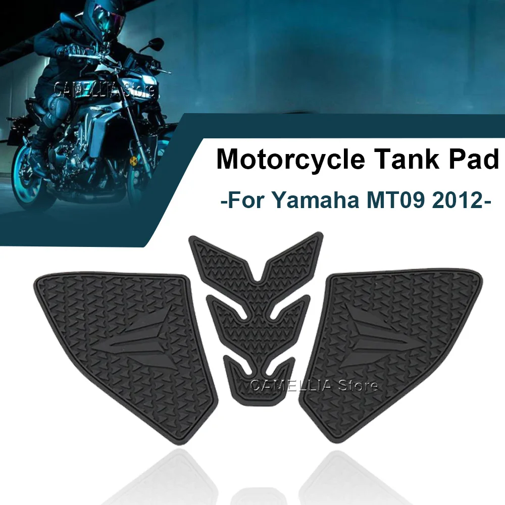 Motorcycle Fuel Tank Pad Anti-Slip Side Fuel Tank Pad MT09 2021 Motorcycle Fuel Tank pad Sticker Suitable for Yamaha MT09 2021