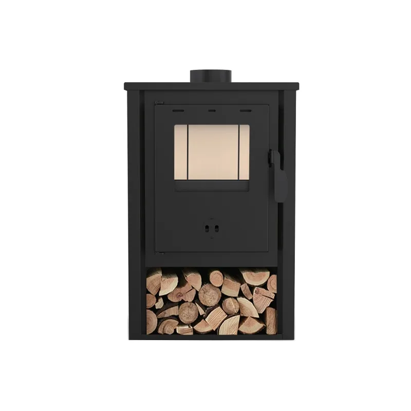 

9KW Lightweight Indoor Steel Smokeless Wood Burning Heater Wood Stove With Ash Tray