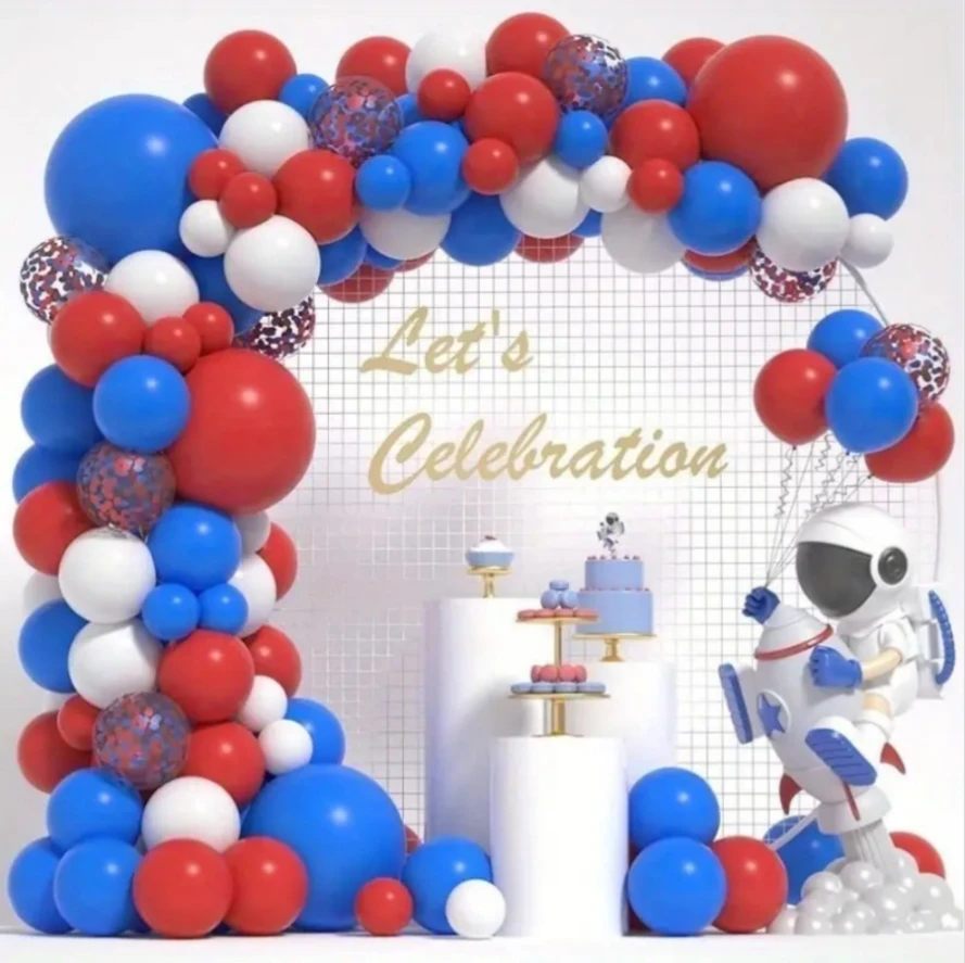 30pcs Nautical Independence Da Party decorations.graduations, birthdays,weddings anniversary parties.red white blue balloons