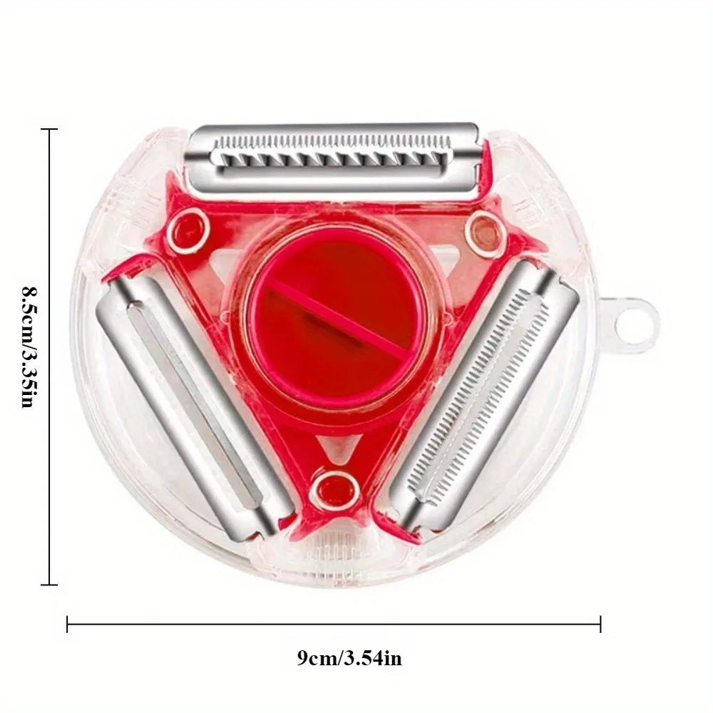1PC Household Three in One Multifunctional Peeler, Fruit Knife, Apple and Potato Peeler  Kitchen Tool Accessories