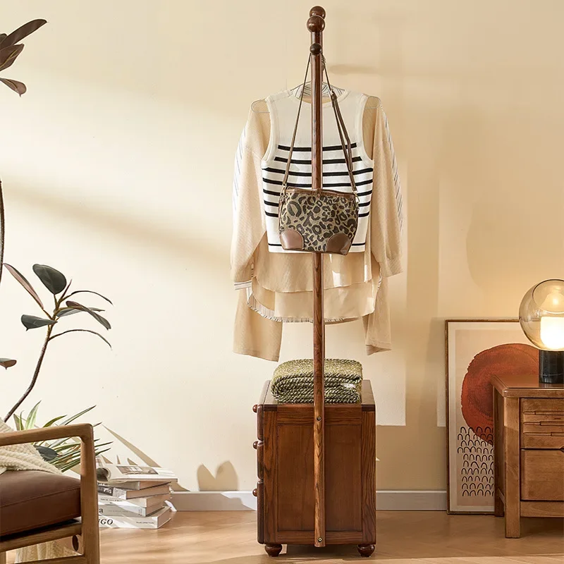 Perchero multifuncional Entrada de casa con cajón perchero de almacenamiento