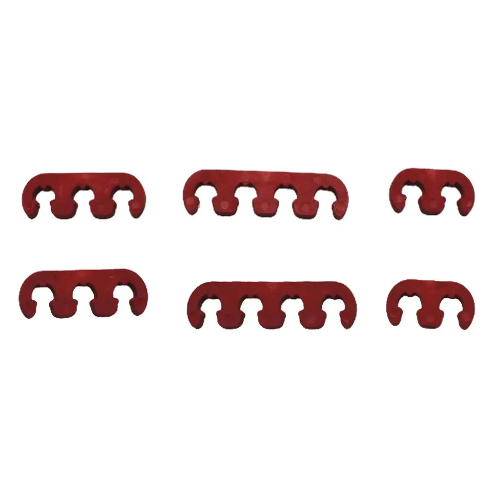 6Pcs Plastic Spark Plug Wire Cable Cord Separators Holder Set for Ford
