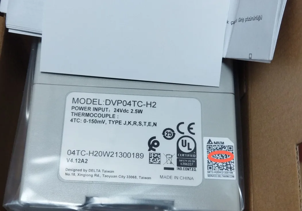 DVP04TC-H2 Brand New Original Genuine Delta Expansion Temperature PLC Module In Stock