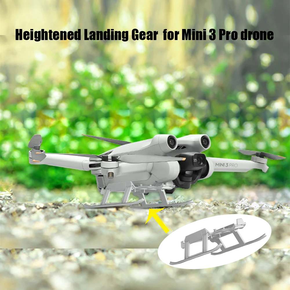 

Landing Gear for Mini 3 Pro Drone Foldable Expansion Kit Quick Release Heightened Protector Extended Leg Extensions Drone Part