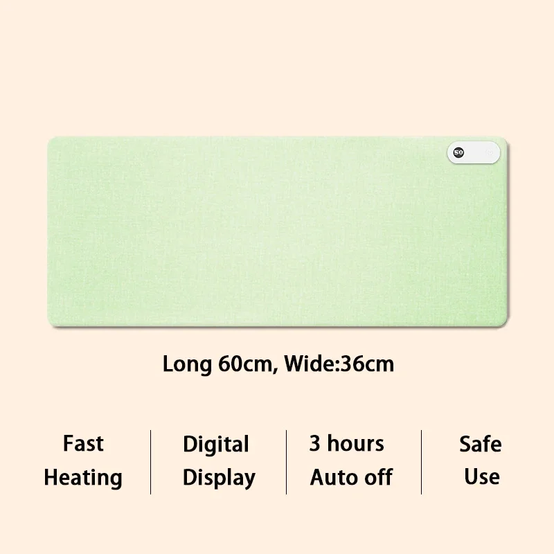 

Электрическая грелка с подогревом 150 Вт, настольная грелка с цифровым дисплеем, грелка для подогрева стола, водонепроницаемый коврик, коврик для мыши, зима 80x33 см
