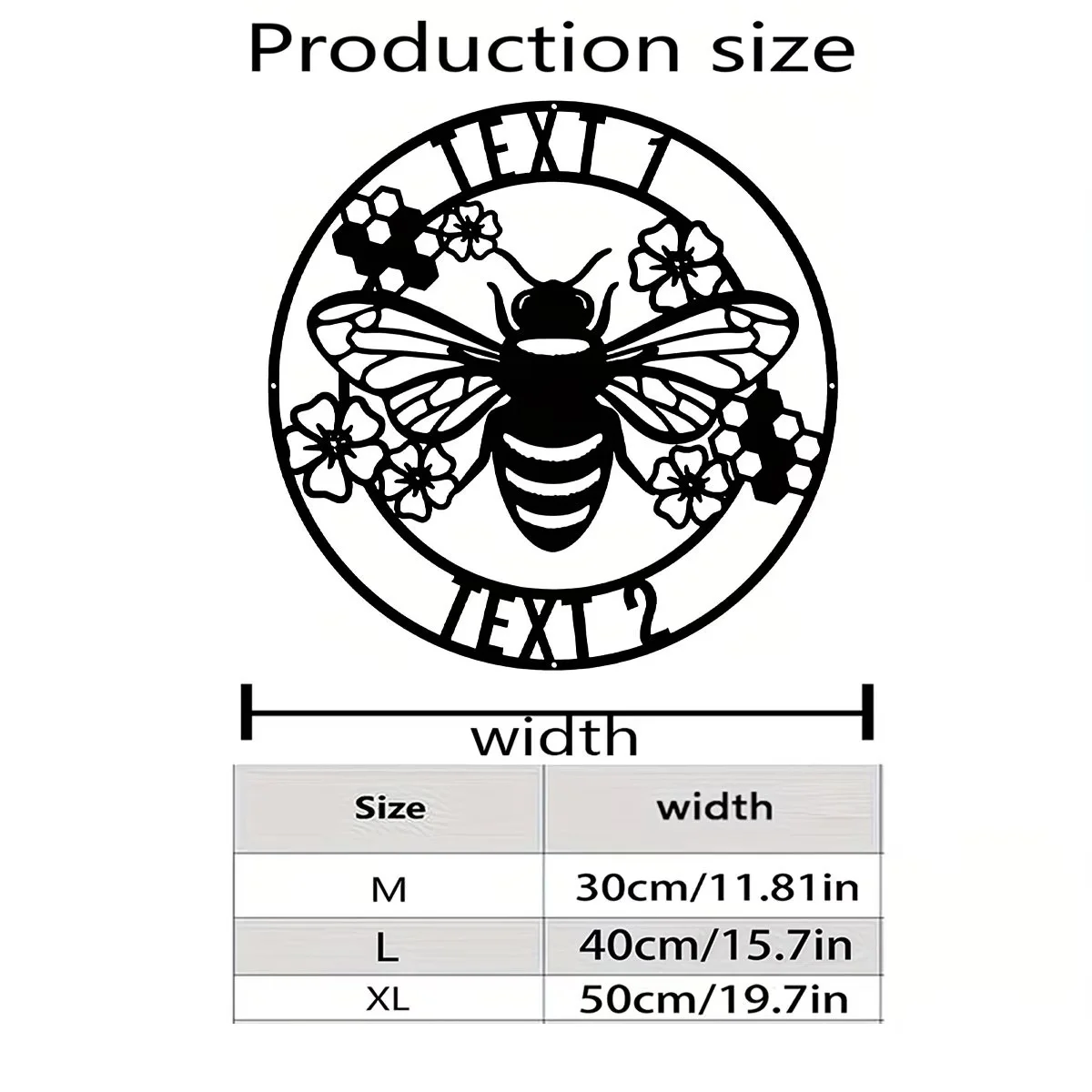 Custom Rustic Bee Sign, Scene-Themed Hanging Ornament, Wall Art Decor for Door Decoration, Silhouette Wall Art, Perfect Gift