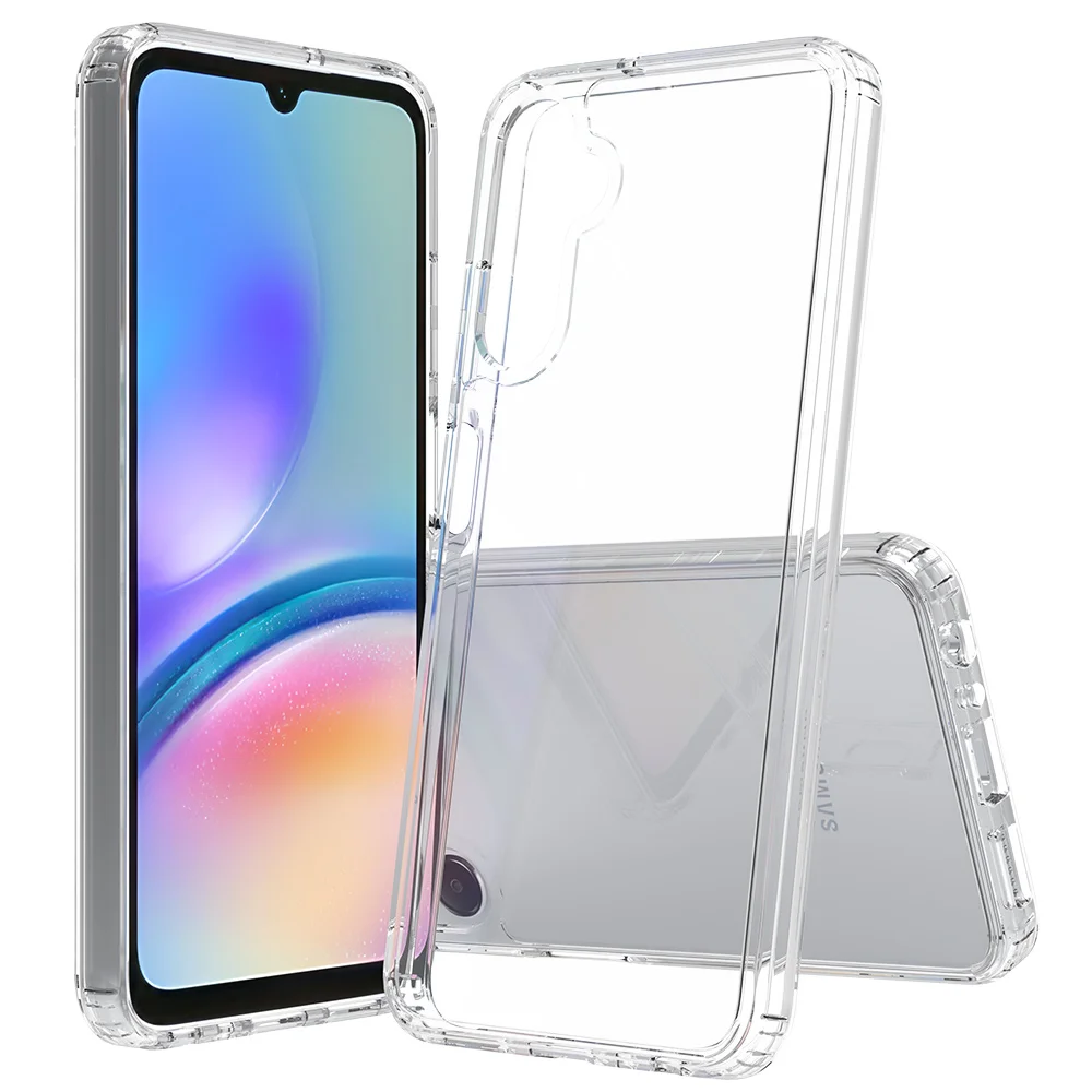 for Samsung Galaxy A05s Case Clear Acrylic Cute Soft Edges Hard Shockproof Phone Cover SamsungGalaxyA05s SM-A057M/DS SM-A057F/DS