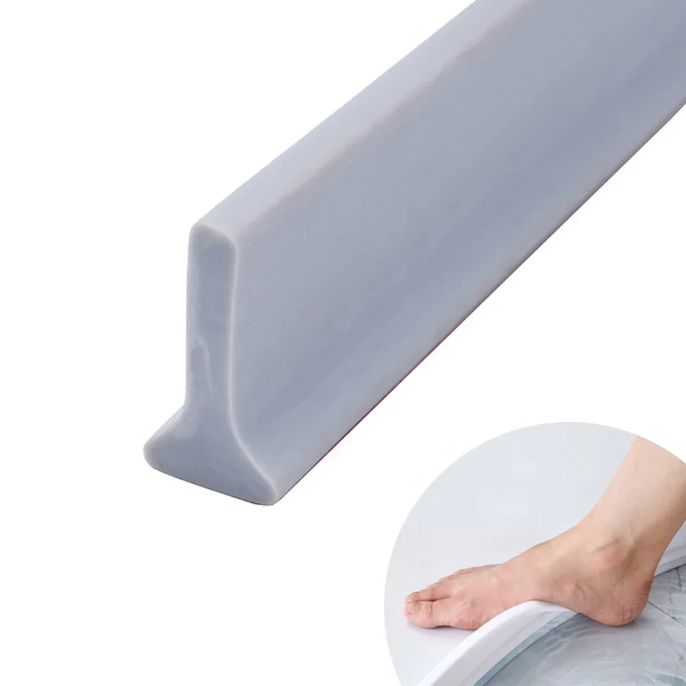 5M Bathroom Water Stopper Silicone Retaining Strip Water Shower Dam Flood Barrier Dry And Wet Separation Blocker Water Barrier