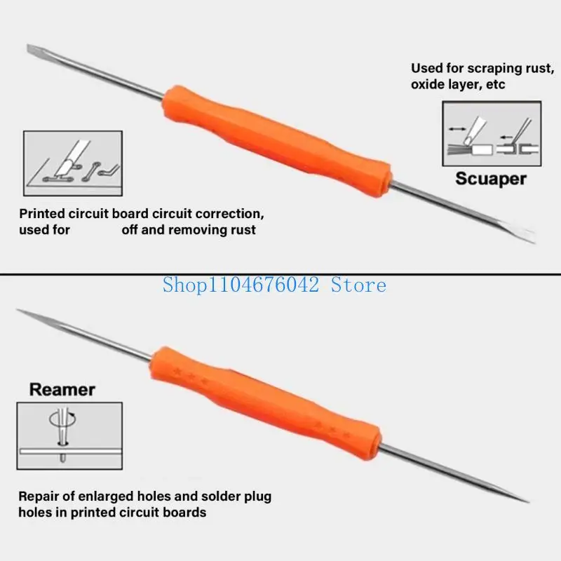 

652F 6Pcs Soldering Solder Iron Double sided Soldering Aid Repair Tools Easy to Use