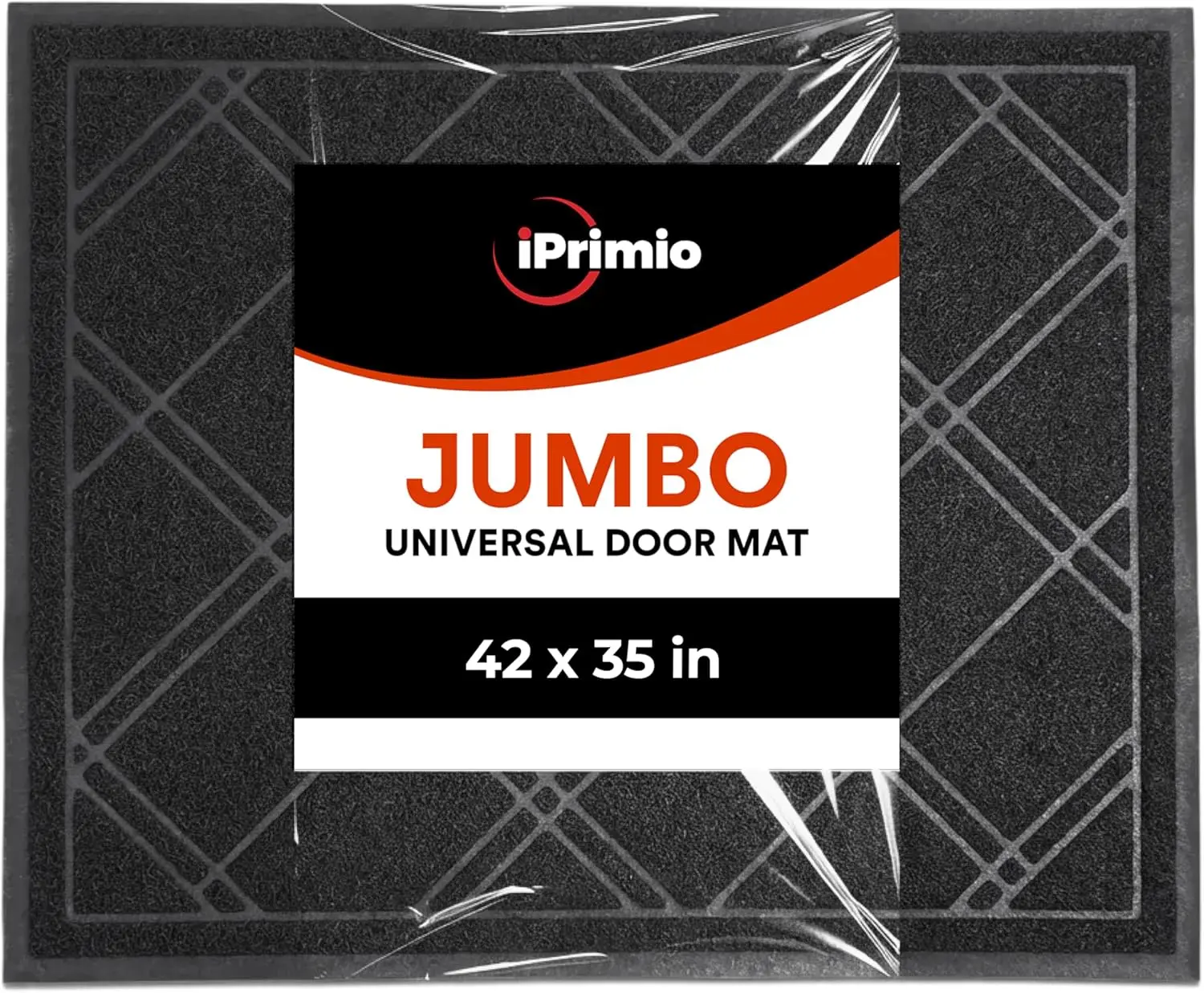 

Универсальный придверный коврик 42x35 дюймов, клетчатый, для дома и улицы, нескользящий, моющийся, для патио и гаража