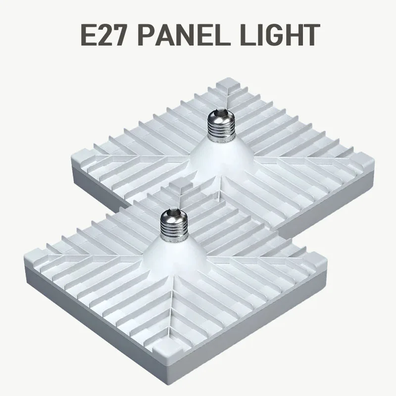 슈퍼 브라이트 LED 스퀘어 전구, 방수 베이스 전구, 천장 램프, 거실, 욕실, 주방, 침실 전구, E27