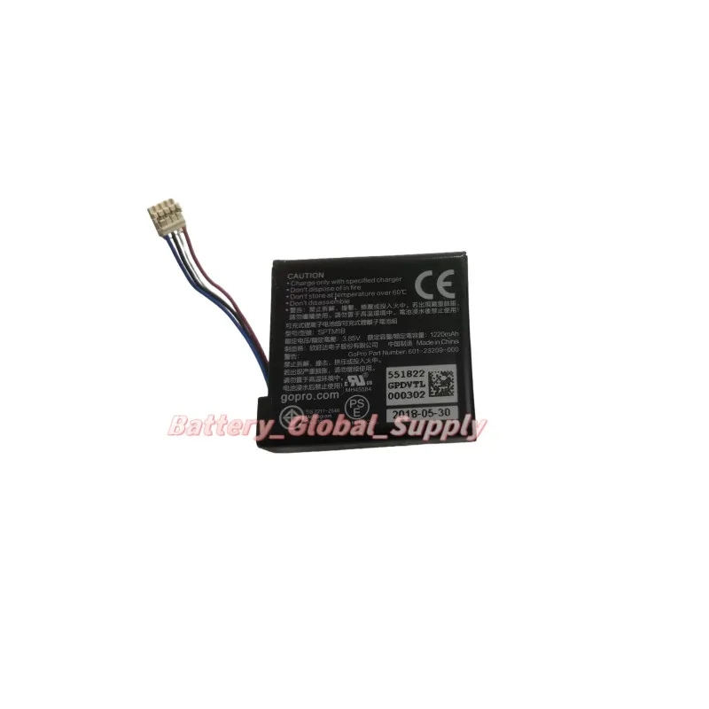 

Battery HERO7 Silver SPTM1B 3.85V 1120mAh High Quality, Fast Shipping, Brand New -