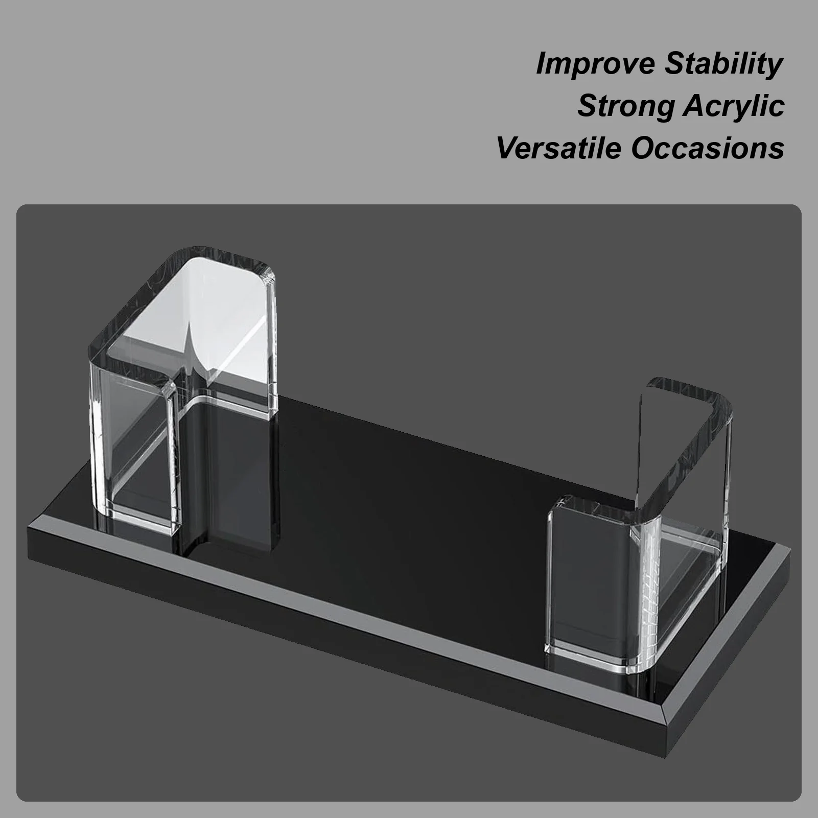 

Business Card Holder Display Name Card Display Stand Clear Acrylic Storage for Trade Shows Meeting Job Fairs Home Industry